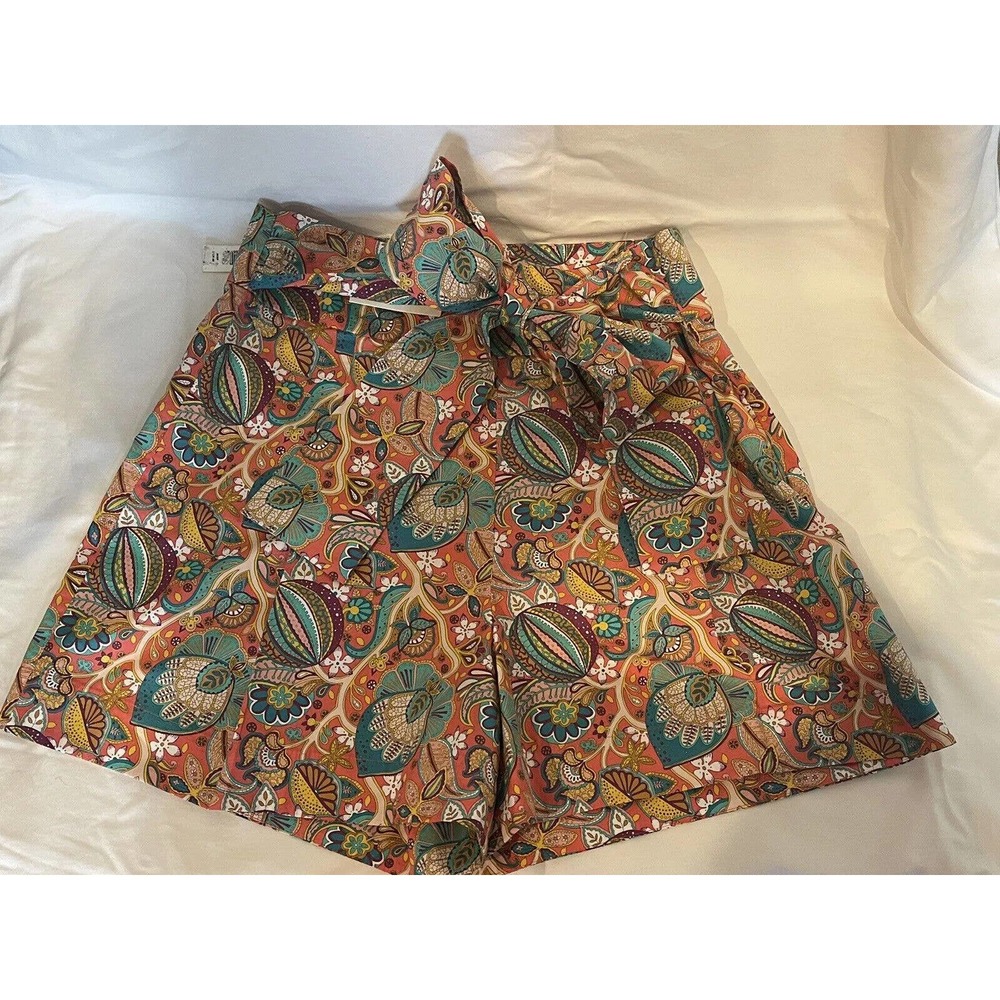 ANTONIO MELANI Citronella Shorts SZ 8 Foral LIBERTY Fabric NWT
